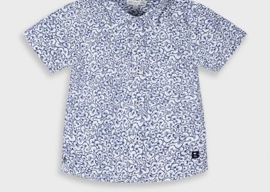 Κοντομάνικο εμπριμέ πουκάμισο για αγόρι για επίσημες εμφανίσεις | ΕΜΠΡΙΜΕ - Energiers - 